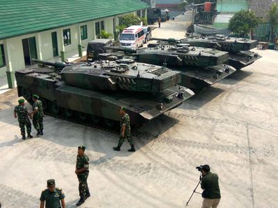 3 Tank Leopard Diberangkatkan ke Natuna