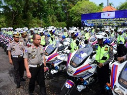 Kakorlantas Bekali Personel Rompi Antipeluru Untuk Ajang Interpol di Bali