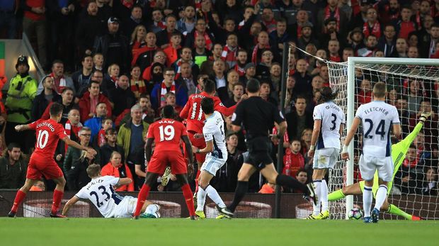 Liverpool Menang Tipis Atas WBA di Anfield