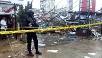Gerai PHD yang Meledak Dijaga Polisi