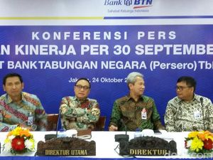 Hingga Akhir September, BTN Tampung Dana Tebusan Tax Amnesty Rp 408,7 M Hingga Akhir September, BTN Tampung Dana Tebusan Tax Amnesty Rp 408,7 M