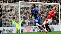 Pedro merayakan gol yang dicetak di menit ke-1. Eddie Keogh/Reuters/detikFoto.