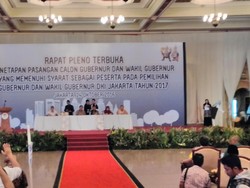 Tanpa Ahok-Djarot, Rapat Pleno Penetapan Cagub-Cawagub DKI Dimulai