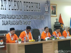 KPU Banten Tetapkan Rano-Mulya dan Wahidin-Andika Jadi Pasangan Cagub-Cawagub