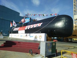 Kapal Selam Diesel Pesanan TNI AL Diluncurkan dari Korsel