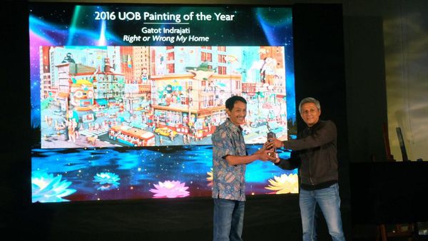 Lukisan 3D Gatot Indrajati Juarai UOB Painting of The Year