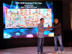 Gatot Indrajati Raih Penghargaan UOB Painting of the Year 2016