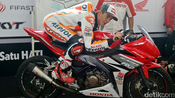 Marquez Latih Pebalap Muda di Sentul