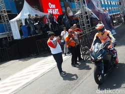 Marc Marquez Jajal Honda CBR250RR di Sentul