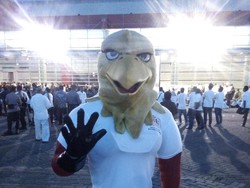 Tim Kampanye Kenalkan Maskot Pemenangan Anies-Sandi: Mas Garuda