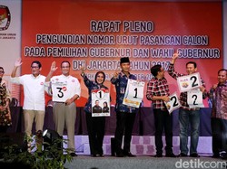 Cagub-Cawagub DKI Tandatangani Prasasti Kampanye Damai di Monas Pagi Ini