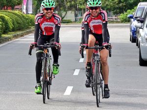 Tim Putri Balap Sepeda Cari Pengalaman di Jelajah Malaysia