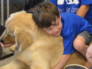 Anjing Ini Jadi Terapis Balita yang Memiliki Autisme