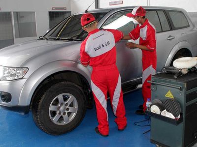 Body Repair dan Paint Shop Mitsubishi di Bandung