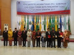 Plt Gubernur Aceh, Gorontalo dan Bangka Belitung Resmi Dilantik