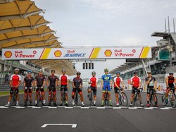 Ketika Aleix Espargaro dan Rider Lain Gowes di Sirkuit Sepang