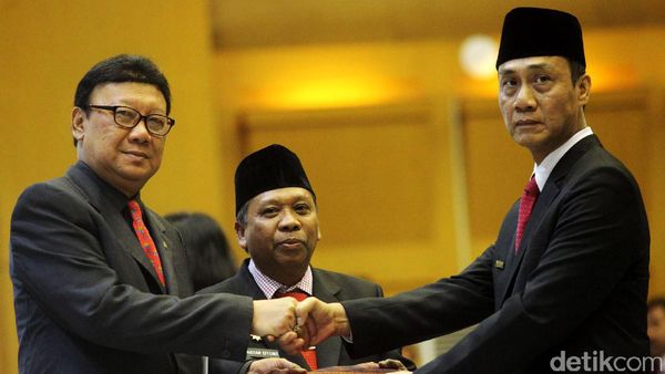 Mendagri Lantik Plt Gubernur Aceh, Gorontalo dan Bangka Belitung