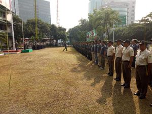 Polres Jakpus Apel Bersama Kodim 0501 untuk Pengamanan Jelang Pilgub DKI