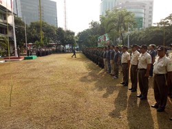 Polres Jakpus Apel Bersama Kodim 0501 untuk Pengamanan Jelang Pilgub DKI