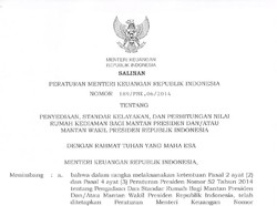 Ini Luas Tanah dan Bangunan untuk Mantan Presiden dan Wapres dari Negara