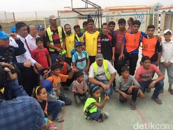 Ketika Tim KBRI Bertanding Bola dengan Pengungsi di Yordania