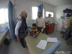 Jejak-jejak Bayi di Kamp Pengungsi Asal Suriah di Utara Yordania
