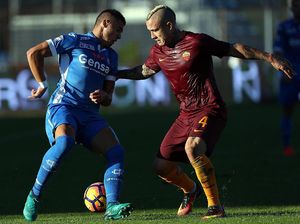 Roma Tertahan di Kandang Empoli Roma Tertahan di Kandang Empoli