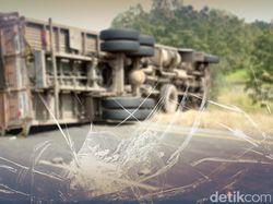 Apes Sopir di Paluta Tewas Tertimpa Truk Sendiri