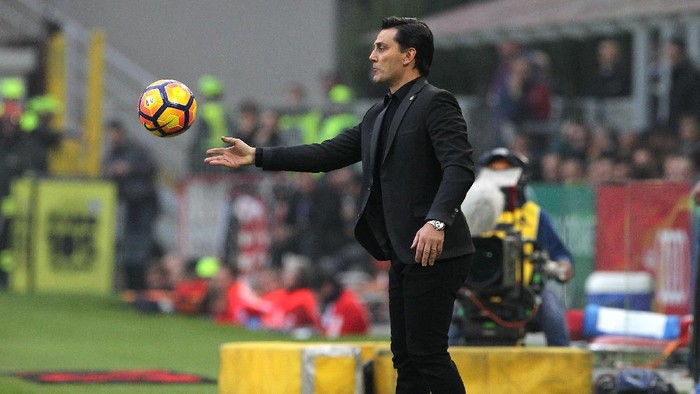 Montella Puas Usai Milan Menangi Laga Sulit