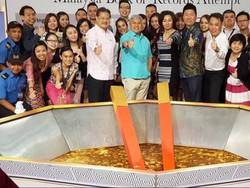 Sayur Laksa 600 kg Pemecah Rekor Nasional Malaysia Dibuang Percuma