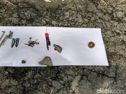 Ini Paku dan Material dari Benda Diduga Bom yang Terinjak Kerbau