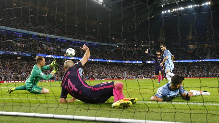 Kemenangan Pertama City atas Barca