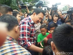 Detik-detik Ahok Ditolak Segelintir Warga Saat Blusukan di Rawa Belong