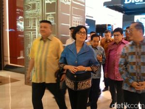 Saat Sri Mulyani Makan Siang Bareng Pemilik Gerai Barang Mewah di Pacific Place