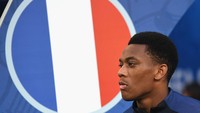 Di Piala Eropa 2016, Anthony Martial masuk skuat timnas Prancis. Tapi pemain Manhcester United itu kini tersisih dari persaingan lini serang The Blues untuk Piala Dunia 2018. (Foto: Michael Regan/Getty Images)