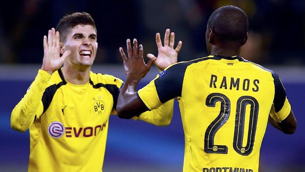 Pulisic menjadi bintang kemenangan Dortmund.