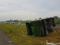 Bus yang Kecelakaan di Cipali Carteran Pendemo 4 November dari Solo ke Jakarta