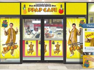 Uh! Ada Kafe Pen Pineapple Apple Pen di Jepang