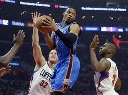 Westbrook 35 Poin, Thunder Bekuk Clippers dan Belum Terkalahkan