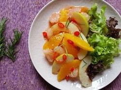 Segar Enak Racikan Salad Jeruk Saus Asam Pedas dan Avocado Shrimp Salad