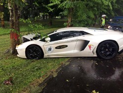 Raffi Ahmad Belum Tahu Apa Penyebab Kecelakaan Lamborghini Miliknya