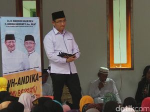 Kampanye di Depan Ibu-ibu, Andika Janji Meringankan Biaya SMA