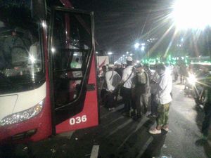 Ada yang Ricuh, Arus Kepulangan Pendemo 4 November Tetap Berlanjut