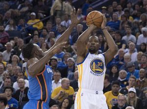 Durant Gemilang, Warriors Beri Thunder Kekalahan Pertama
