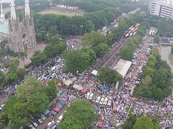 Putihkan Medan Merdeka, Begini Penampakan Massa Demo 4 November dari Udara