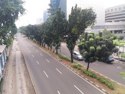 Di Depan Istana Penuh Pendemo 4 November, Semanggi dan Sudirman Lengang