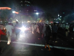 Peserta Demo 4 November dari Patung Kuda Mengarah ke Gedung DPR