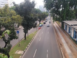 Jakarta Lengang, Semanggi-Bekasi Hanya 30 Menit
