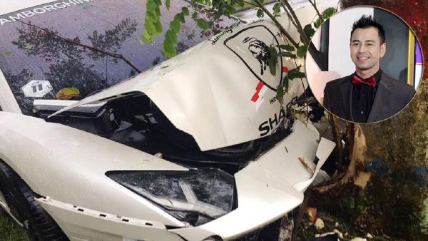 Ini Penampakan Lamborghini Raffi Ahmad Yang Ringsek