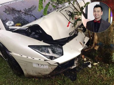 Ini Penampakan Lamborghini Raffi Ahmad Yang Ringsek